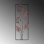 Wallity Strawberry 2 Escultura de pared de metal multicolor